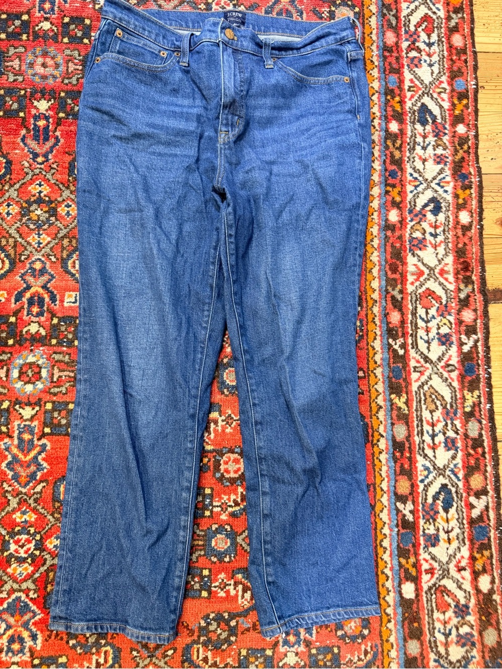 J. Crew Classic Essential Straight-Leg Blue Denim Jeans - Size 31
